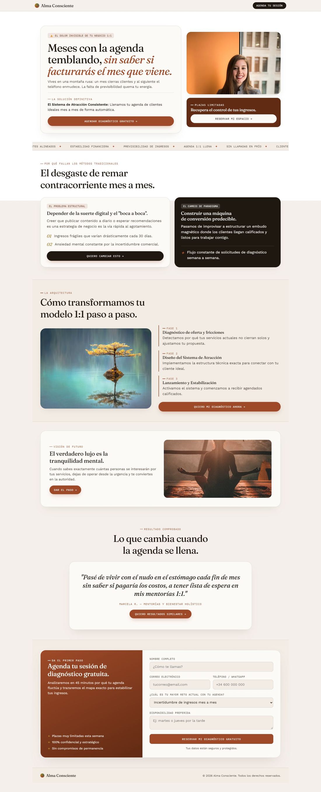 Alma Consciente, versión cálida