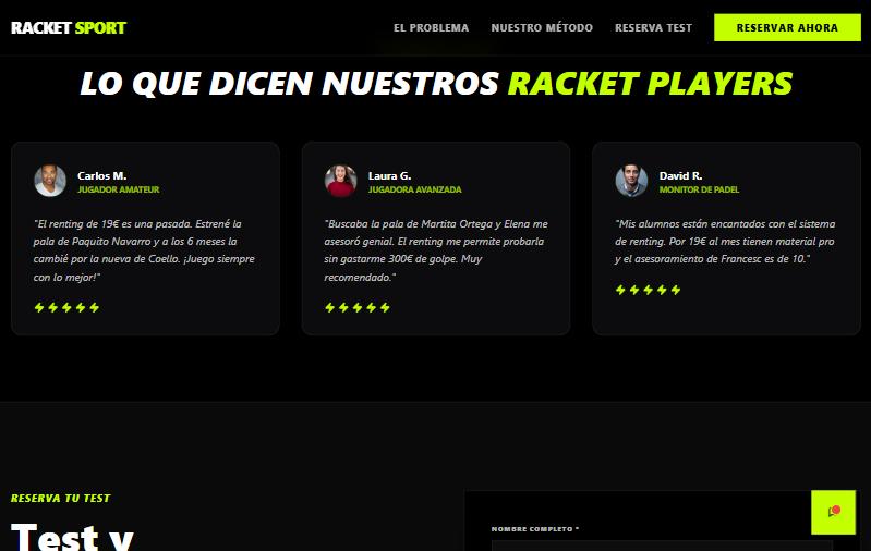 Opiniones de jugadores